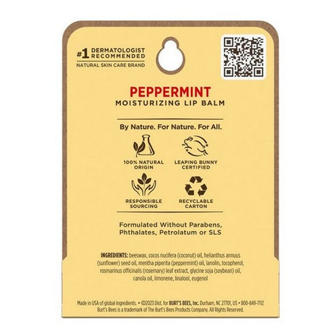 Burts Bees, Peppermint Blister Box, 0.15 Oz
