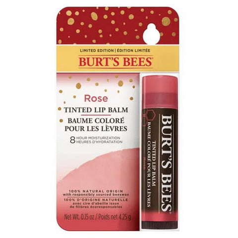 Burts Bees, Rose Tinted Lip Balm Blister Box, 0.15 Oz