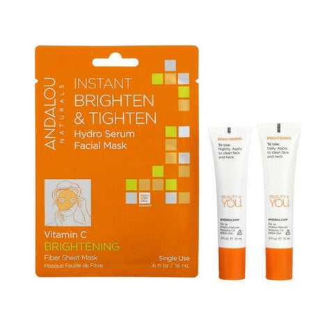 Andalou Naturals, Brightening Day to Night, 1 Kit Andalou Naturals