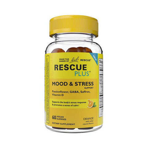 Bach, Rescue Plus Mood And Stress Gummies, 60 Count