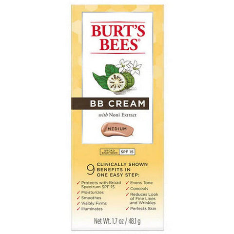 Burts Bees, Facial Care BB Cream Medium SPF 15, 1.7 Oz Burts Bees