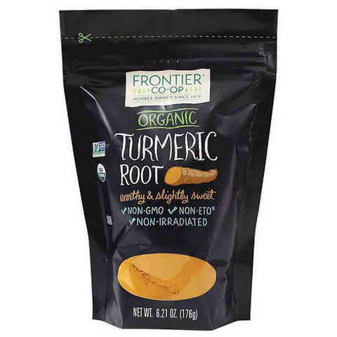 Frontier Coop, Organic Ground Turmeric Root, 6.21 Oz