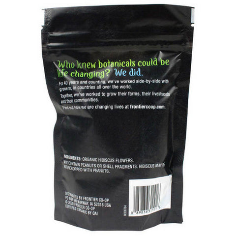 Frontier Coop, Organic Hibiscus Flowers, 5.82 Oz