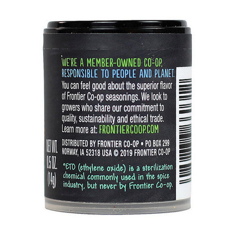 Frontier Coop, Black Pepper Ground, 0.5 Oz