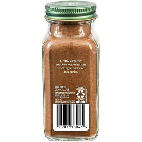 Simply Organic, Organic Allspice Ground, 2.57 Oz