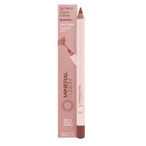 Mineral Fusion, Burnish-Plum Brown Lip Pencil, 0.04 Oz