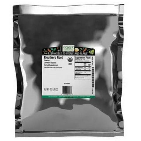 Frontier Coop, Organic Eleuthero Root Powder, 1 Lb