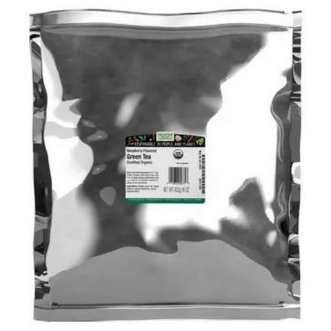 Frontier Coop, Organic Raspberry Green Tea, 1 Lb