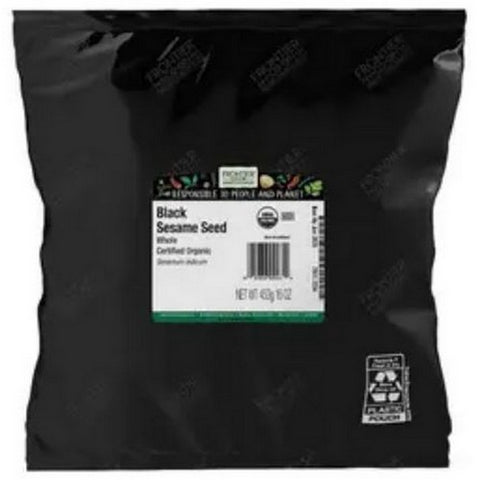 Frontier Coop, Organic Black Sesame Seed, 1 Lb