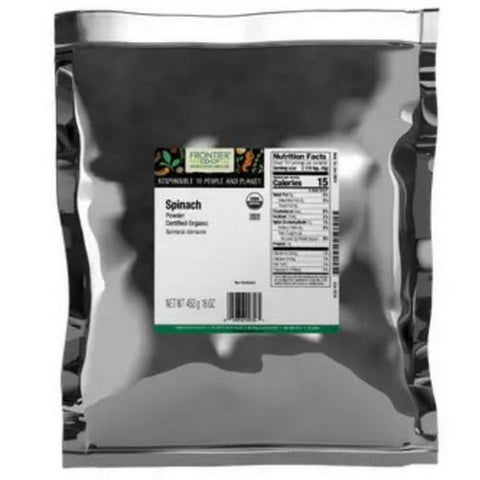 Frontier Coop, Organic Spinach Powder, 1 Lb