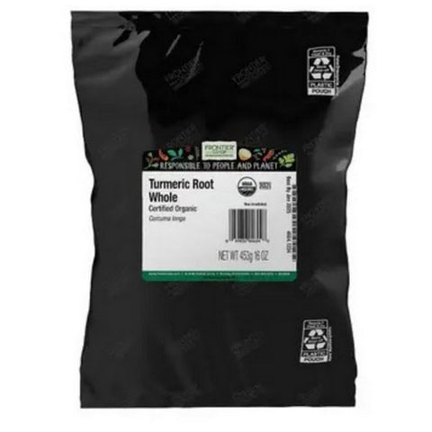 Frontier Coop, Organic Turmeric Root Whole, 1 Lb