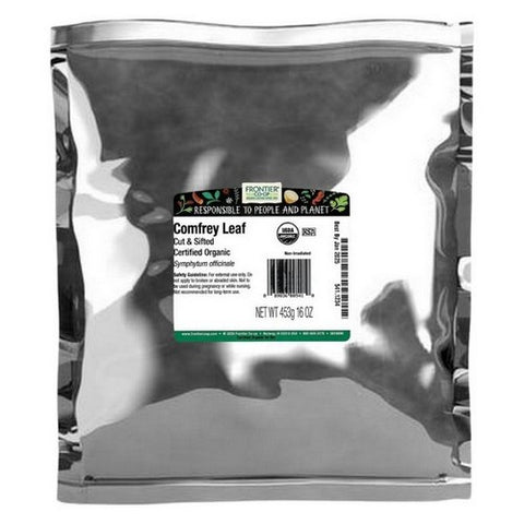Frontier Coop, Organic Comfrey Leaf Cut & Sifted, 1 Lb