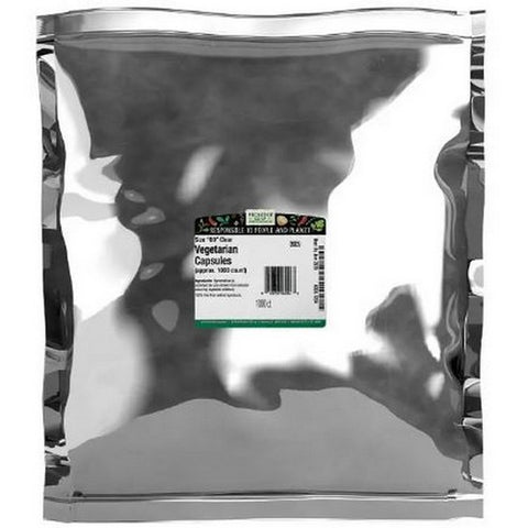 Frontier Coop, Clear Vegetarian 00 Capsules, 1000 Count