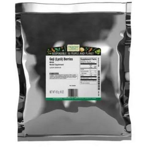 Frontier Coop, Goji (Lycii) Berries (Gou Qi Zi) Whole, 1 Lb