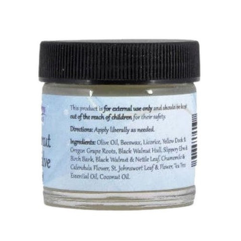 Wise Ways Herbals, Black Walnut Tea Tree Salve, 1 Oz