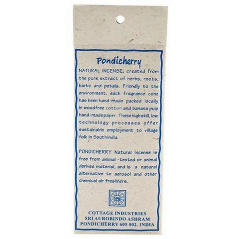 Pondicherry Natural Incense, Himalayan Cedar Incense Cones, 20 Count Pondicherry Natural Incense