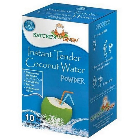 Natureâ€™s Guru, Instant Coconut Water, 10 Count