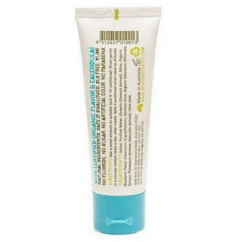 Jack N' Jill, Kids Blueberry Organic Calendula Toothpaste, 1.76 Oz