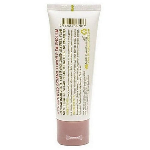 Jack N' Jill, Kids Raspberry Organic Calendula Toothpaste, 1.76 Oz