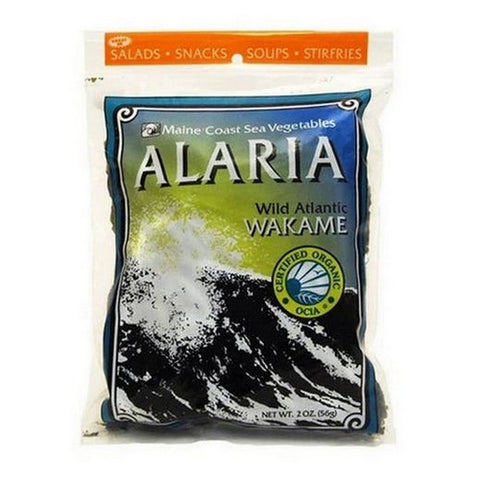 Maine Coast Sea Vegetables, Alaria Whole Leaf Wild Atlantic Wakame, 2 Oz