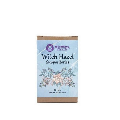 Wise Ways Herbals, Witch Hazel Suppositories, 12 Count