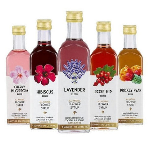 Floral Elixir Co., Vodka Lovers Cocktail Kit, 5 Count Floral Elixir Co.