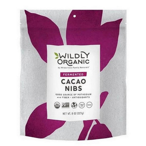 Wildly Natural, Fermented Cacao Nibs, 8 Oz