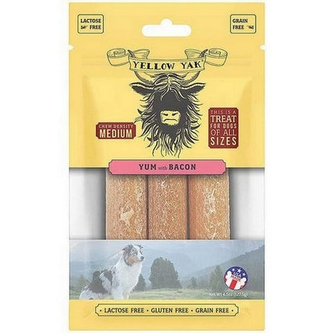 Yellow Yak, Bacon Yum Chews, 4.5 Oz