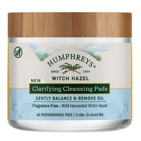 Humphreys Homeopathic Remedies, Clarifying Cleansing Pads, 60 Count