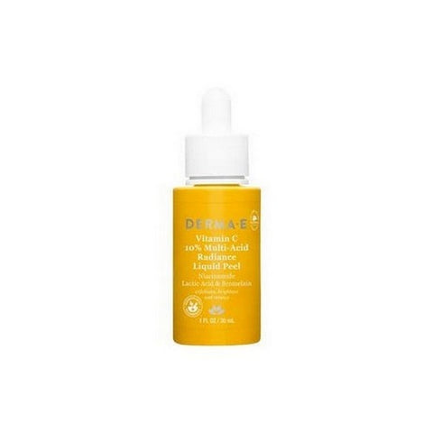 Derma e, Vitamin C 10% Multi Acid Radiance Liquid Peel, 1 Oz