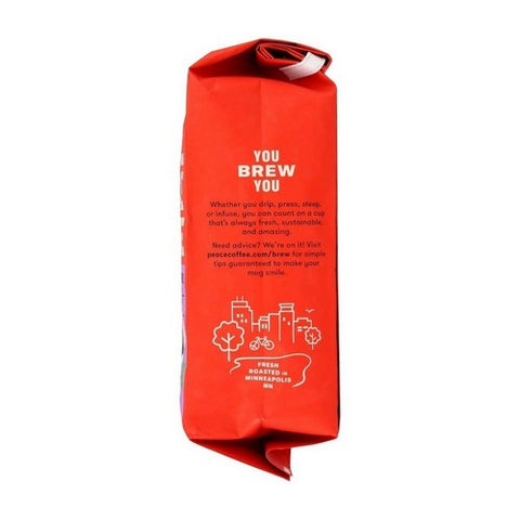 Peace Coffee, Whole Bean Black Squirrel Espresso Blend, 12 Oz