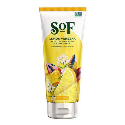 South Of France Soaps, Lemon Verbena Moisturizing Hand and Body Cream, 8 Oz South Of France Soaps