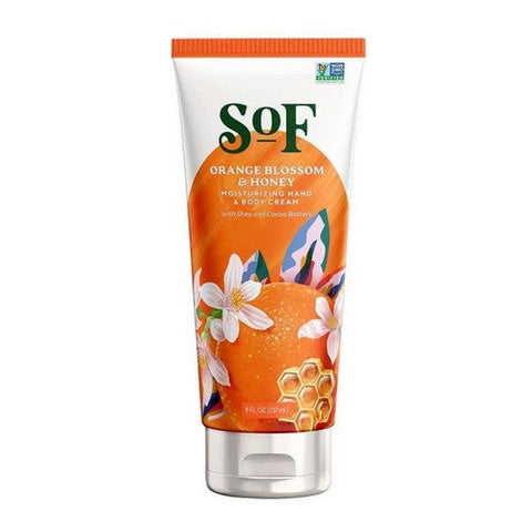 South Of France Soaps, Orange Blossom and Honey Moisturizing Hand and Body Cream, 8 Oz South Of France Soaps