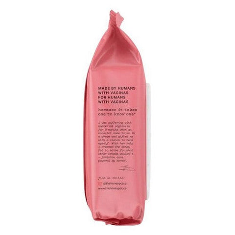 The Honey Pot, Pot Bergamot Rose Wipes, 30 Count The Honey Pot