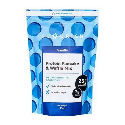 Flourish, Vanilla Protein Pancake Mix, 15.37 Oz