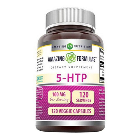 Amazing Nutrition, Amazing Formulas 5 HTP, 100 mg, 120 VegCaps