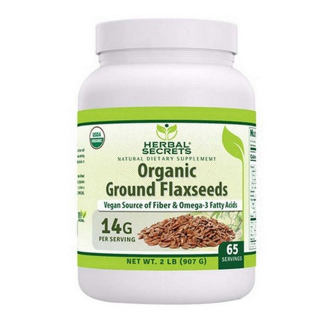 Amazing Nutrition, Amazing Foods Organic Ground Flaxseeds, 2 Lbs