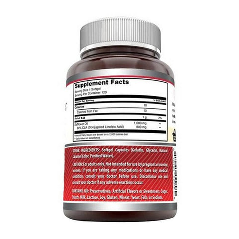 Amazing Nutrition, Amazing Formulas CLA, 1,000 mg, 120 Softgels