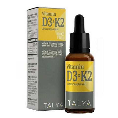 Talya, Vitamin D3 And K2, .34 Oz