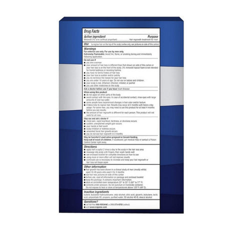 Rogaine, Men's Hair Regrowth Treatment Unscented, 6.33 Oz