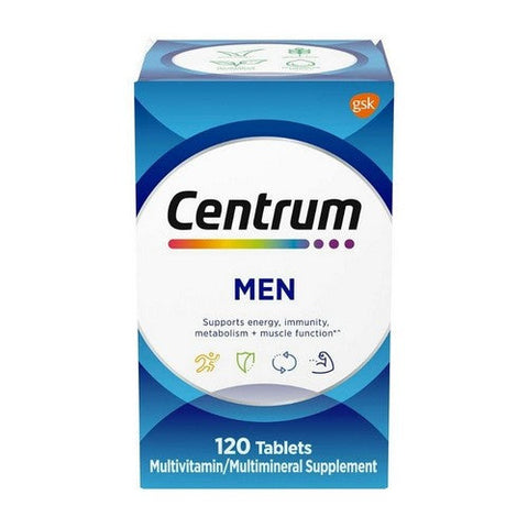 Centrum, Men Multivitamin And Multimineral Supplement, 120 Tabs Centrum