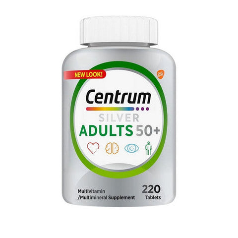 Centrum, Silver Adults 50 Plus, 220 Tabs Centrum