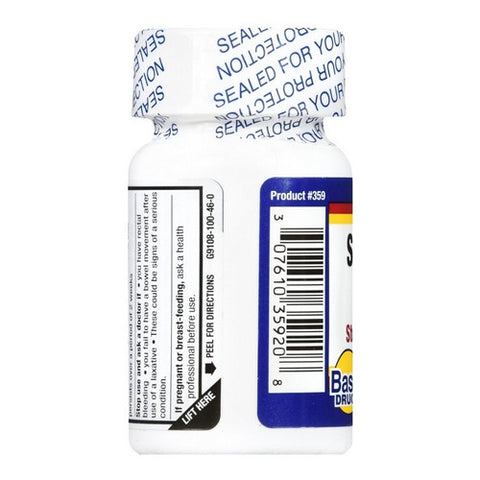 Basic Drugs, Senna-S Laxative With Stool Softener, 100 Tabs