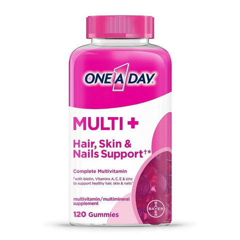 One-A-Day, Multi Plus Hair Skin And Nails Support, 120 Each