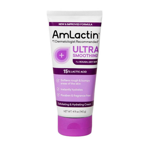 Amlactin, Ultra Smoothing 15% Lactic Acid Cream, 4.9 Oz