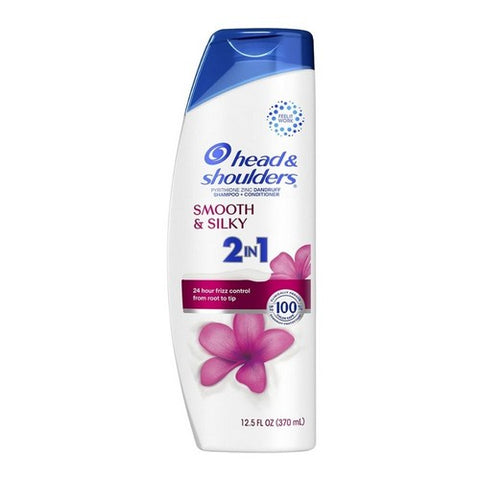 Head & Shoulders, 2 In1 Shampoo Plus Conditioner Smooth And Silky, 12.5 Oz
