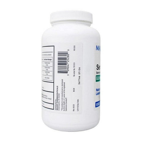 Major Pharmaceuticals, Senna Sennosides Natural Laxative, 8.6 Mg, 1000 Tabs Major Pharmaceuticals