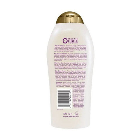 OGX, Extra Creamy Plus Coconut Miracle Oil Ultra Moisture Body Wash, 19.5 Oz OGX