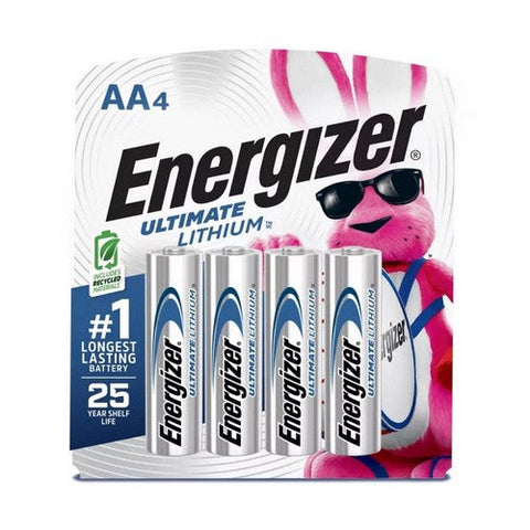 Energizer, Ultimate Lithium Batteries AA, 4 Each Energizer