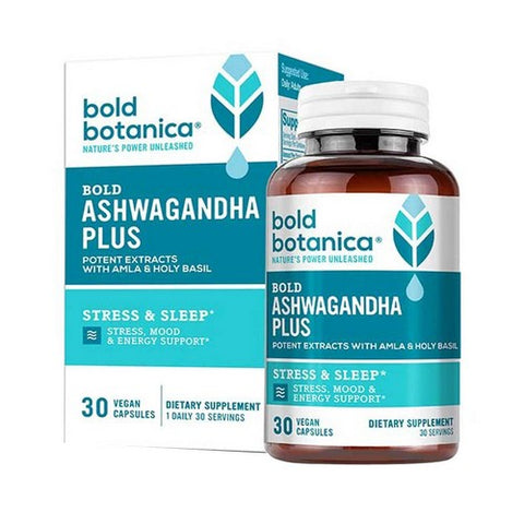 Bold Botanica, Bold Ashwagandha Plus, 30 Caps